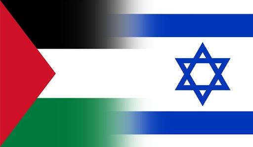 پرچم اسرائیل و فلسطین