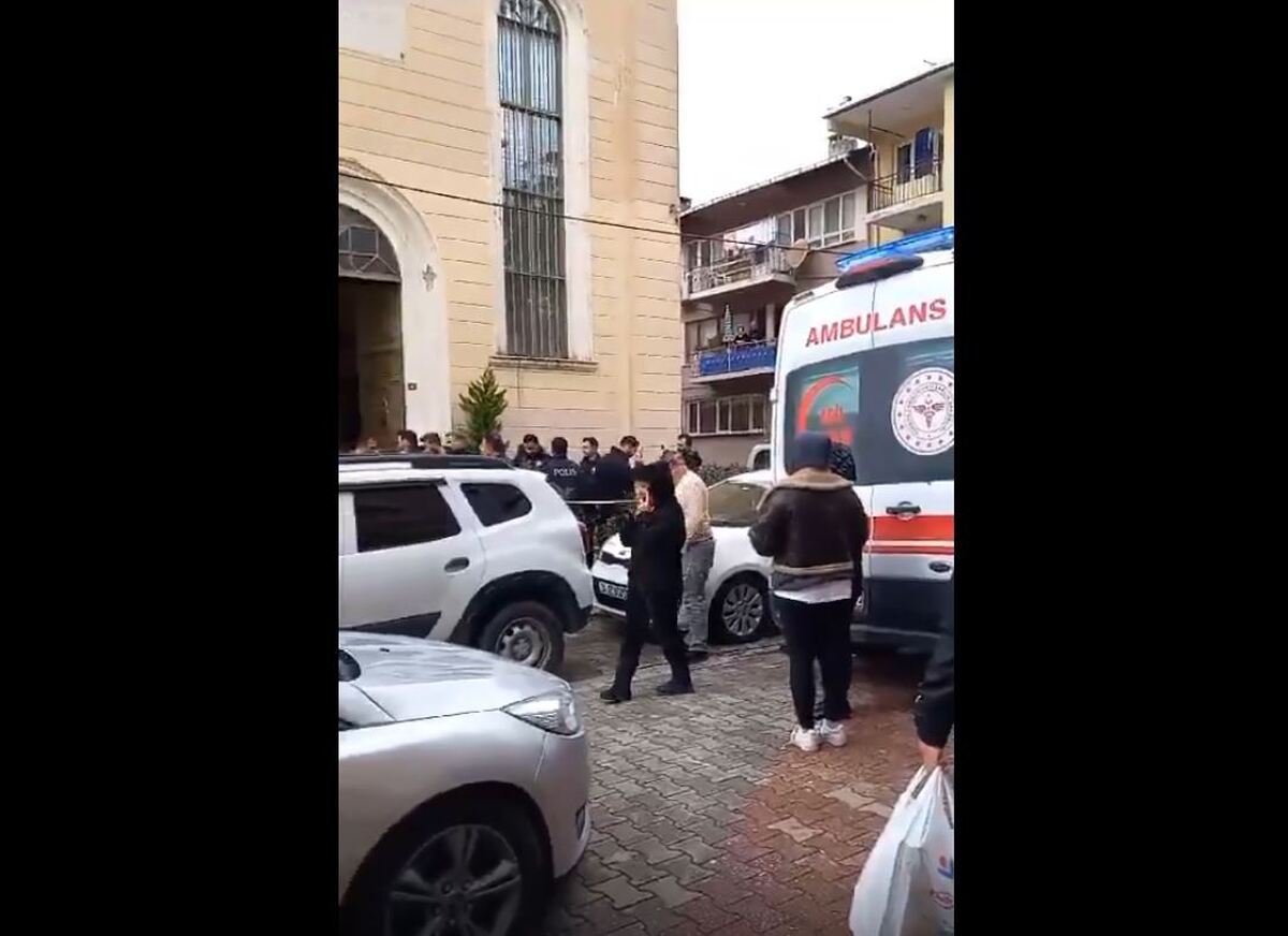 حمله مسلحانه به کلیسای سانتا ماریا در استانبول (فیلم)