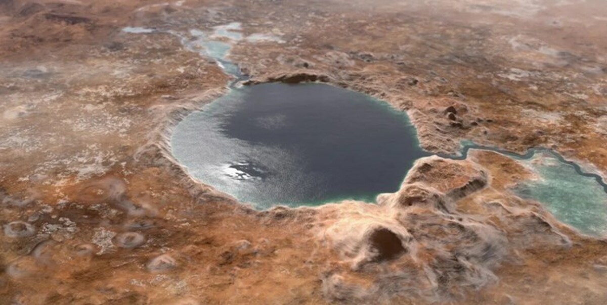 تایید وجود دریاچه در گذشته مریخ