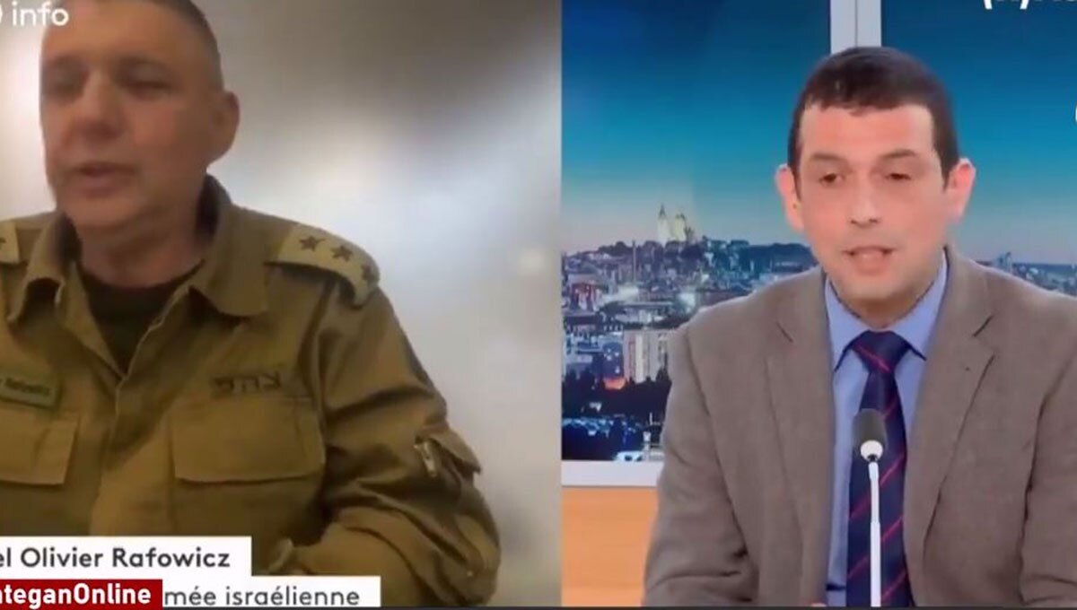 بگو مگوی کارشناس تلویزیون فرانسه با سخنگوی ارتش اسرائیل روی آنتن زنده (فیلم)