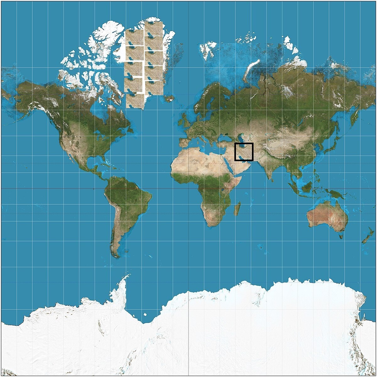 نقشه جهان یک غلط بزرگ است / اندازه واقعی کشورها را در این سایت ببینید! (+تصاویر)