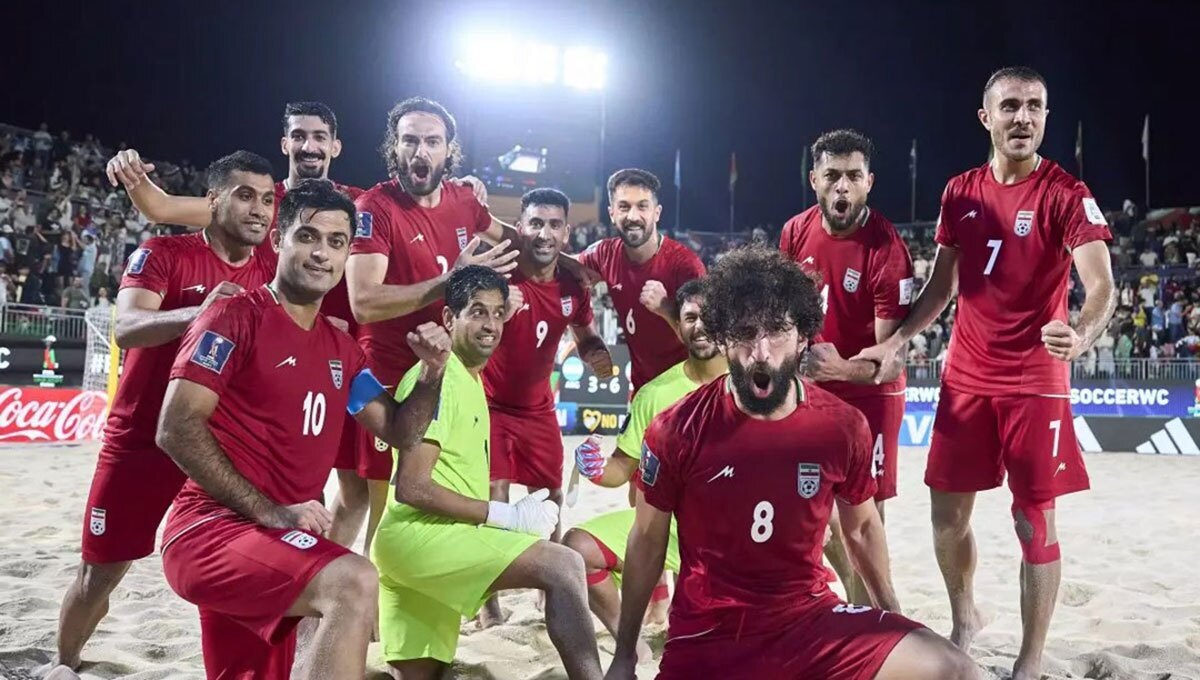 صعود ۴ پله ای فوتبال ساحلی ایران در رتبه بندی جهانی