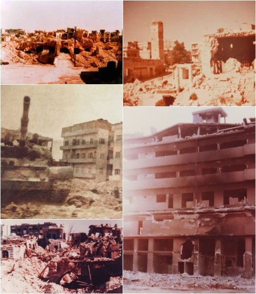 تخریب شهر حماه سوریه در کشتار و حمله ارتش این کشور - سال 1982