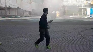 لحظه&zwnj;ای که در چهارشنبه سوری، نارنجک در دست یک نفر منفجر شد (فیلم)