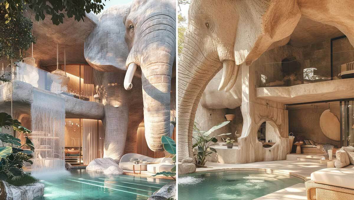 معماری الهام گرفته از فیل! (فیلم و عکس)
