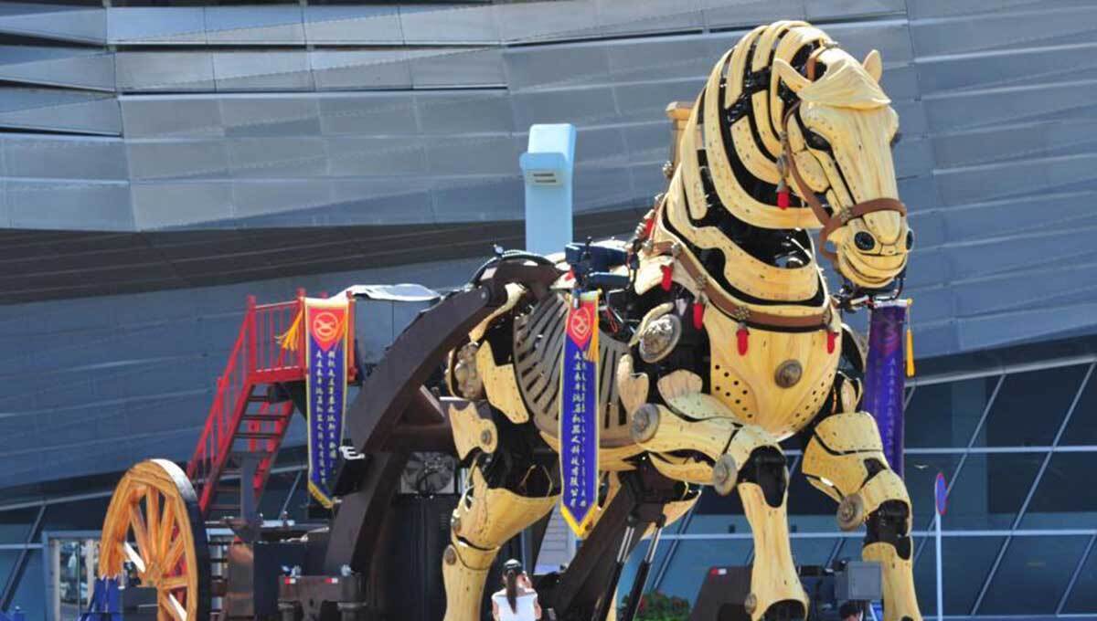 اسب متحرک ساخت چین! (فیلم)