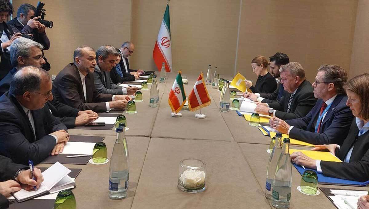 دیدار وزیران خارجه ایران و دانمارک در ژنو