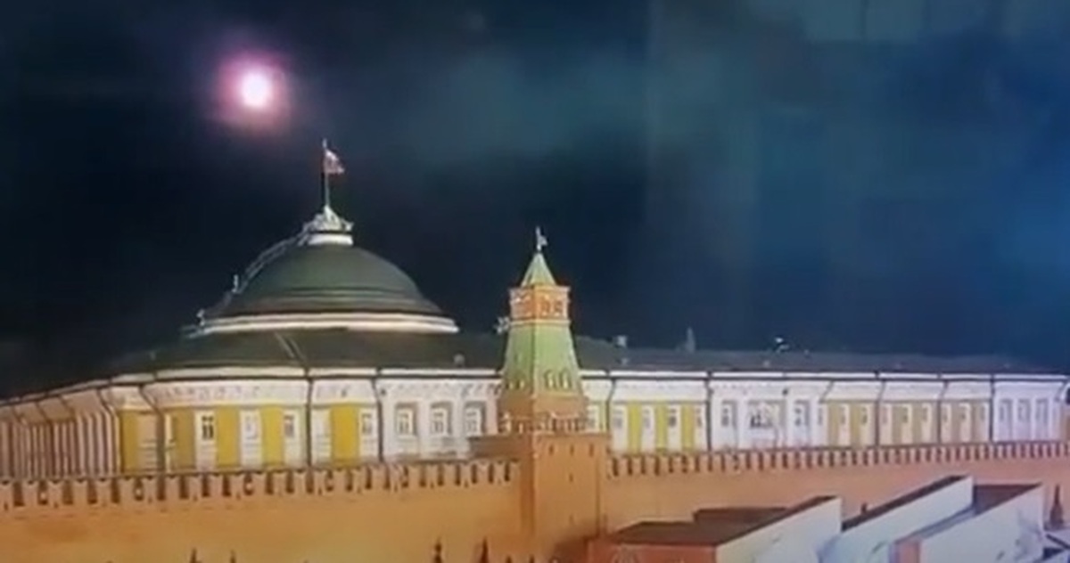 حمله پهپادی اوکراین به کاخ کرملین (+فیلم)