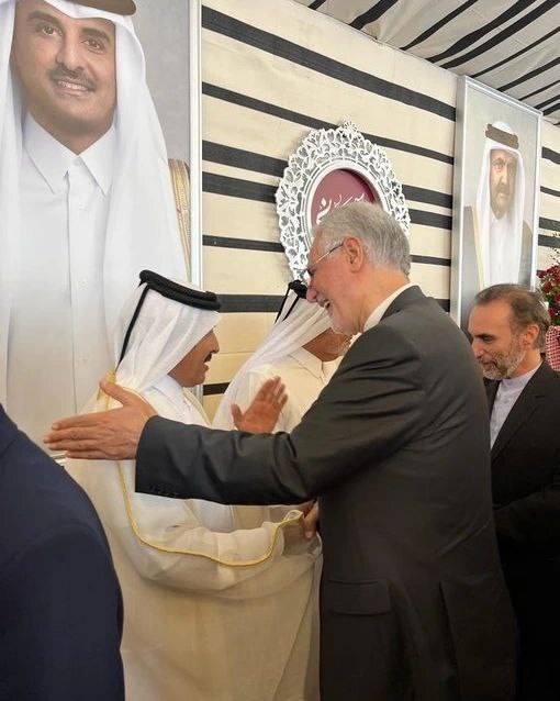 سفیر ایران در عروسی پسر شیخ قطر (+عکس)