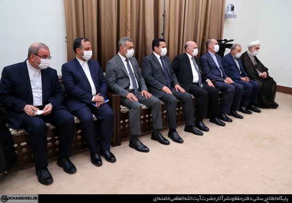 دیدار رئیس‌جمهوری عراق با مقام معظم رهبری