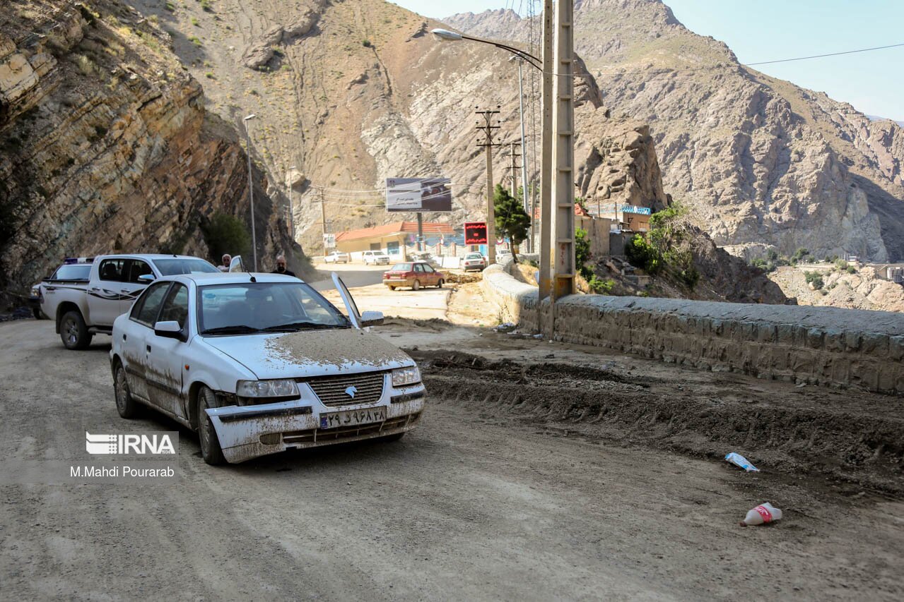 خسارت سیل در چالوس (عکس)