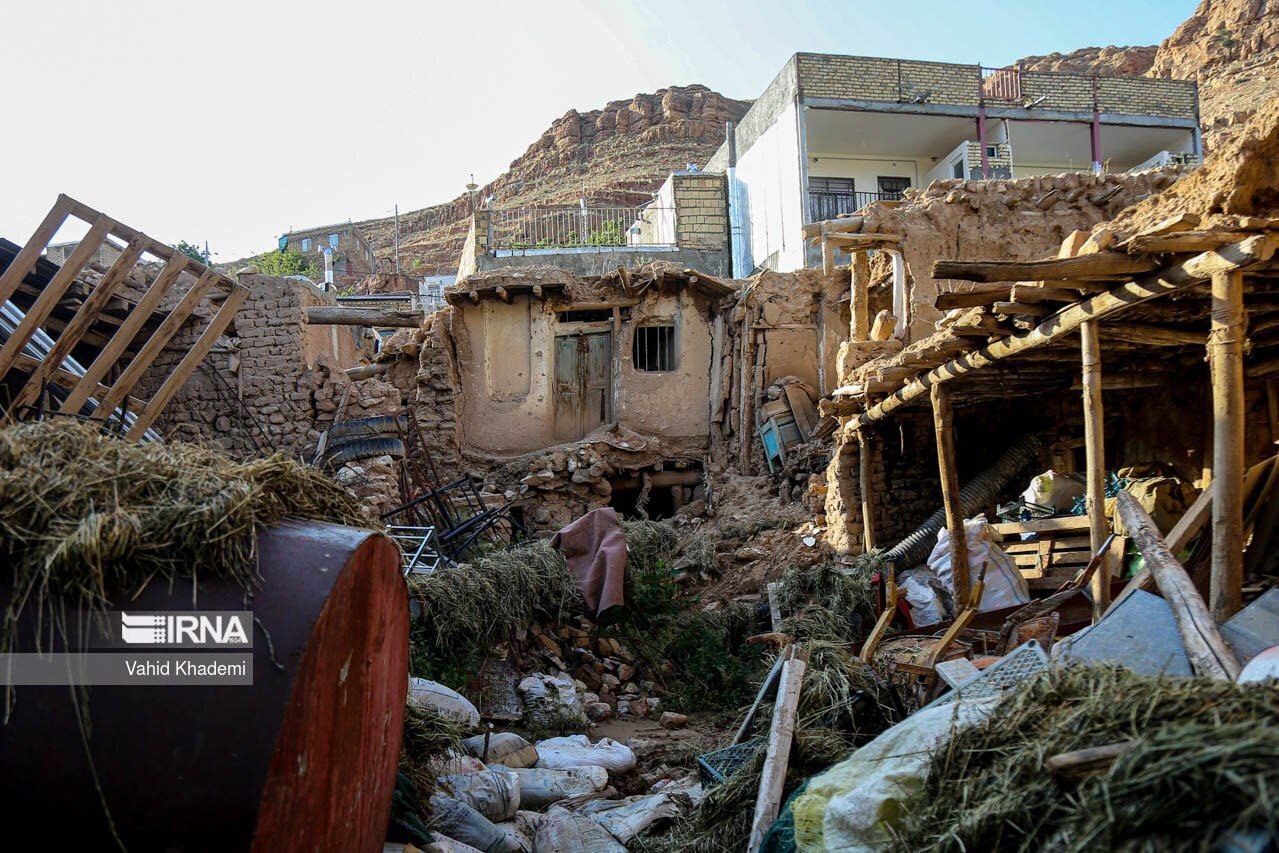 خسارت سیل در روستای استاد خراسان شمالی (عکس)