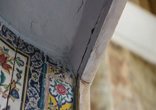 حوض ماهی آرامگاه سعدی خشک شد