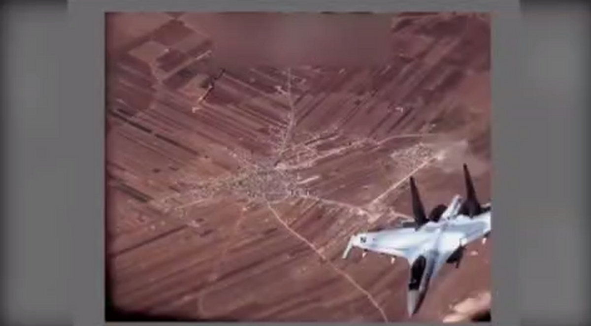 لحظه برخورد سوخو ۳۵ روسی با پهپاد MQ-۹ (فیلم)