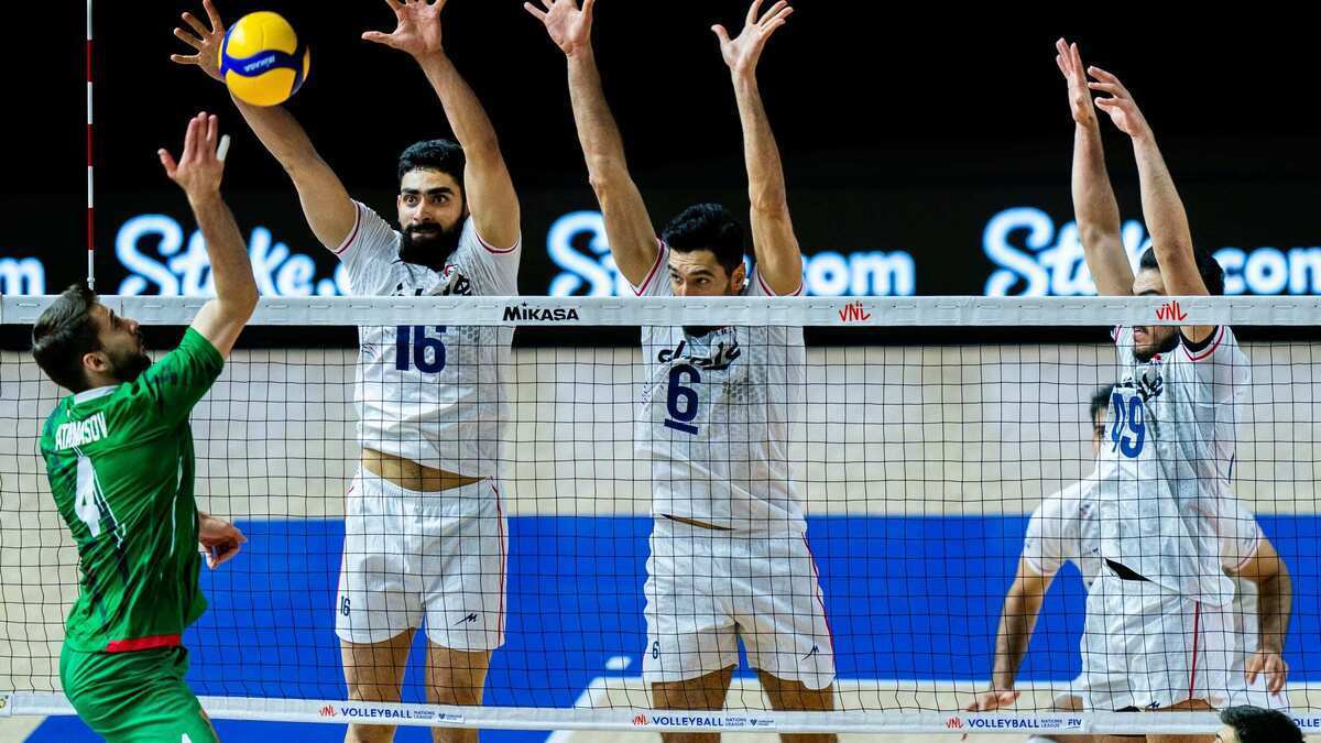 لیگ ملت‌های والیبال / شکست ایران مقابل بلغارستان تیم قعرنشین