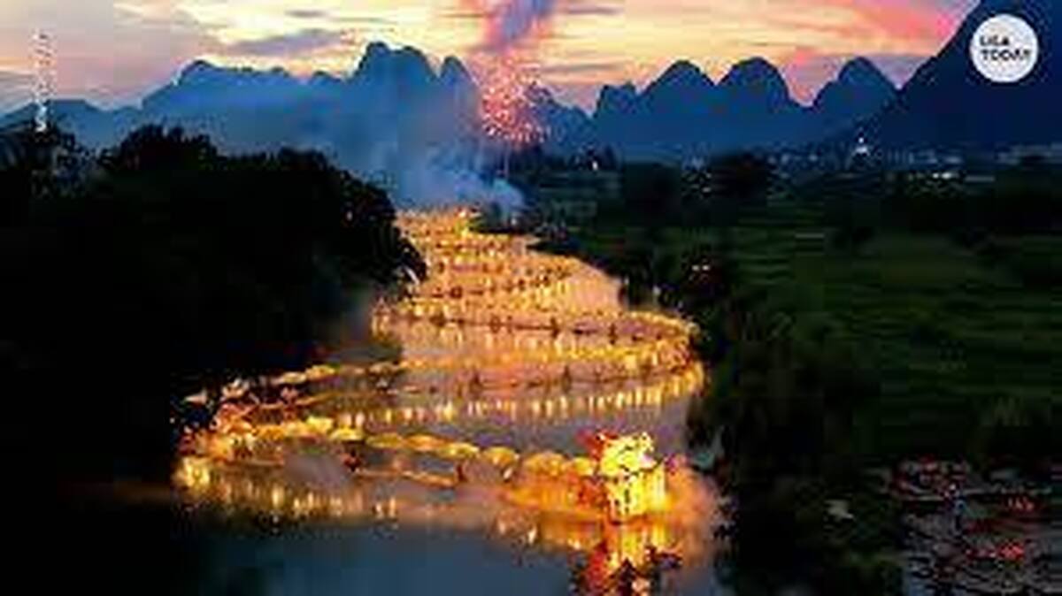 فستیوالی زیبا در چین؛ اژدها به حرکت درآمد (فیلم)