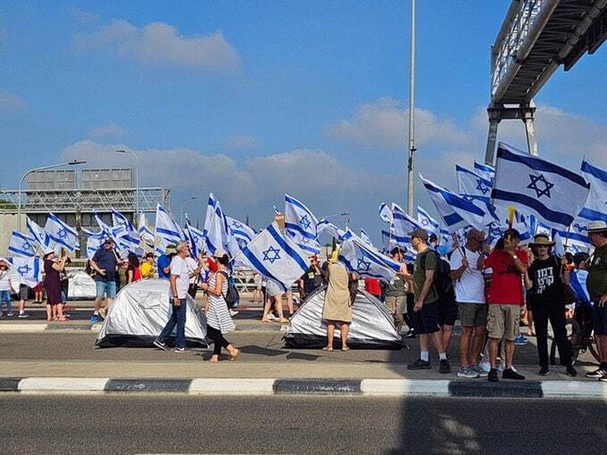 ادامه اعتراضات علیه نتانیاهو در اسرائیل  (+ عکس )‌ / بازداشت 17 معترض / 
