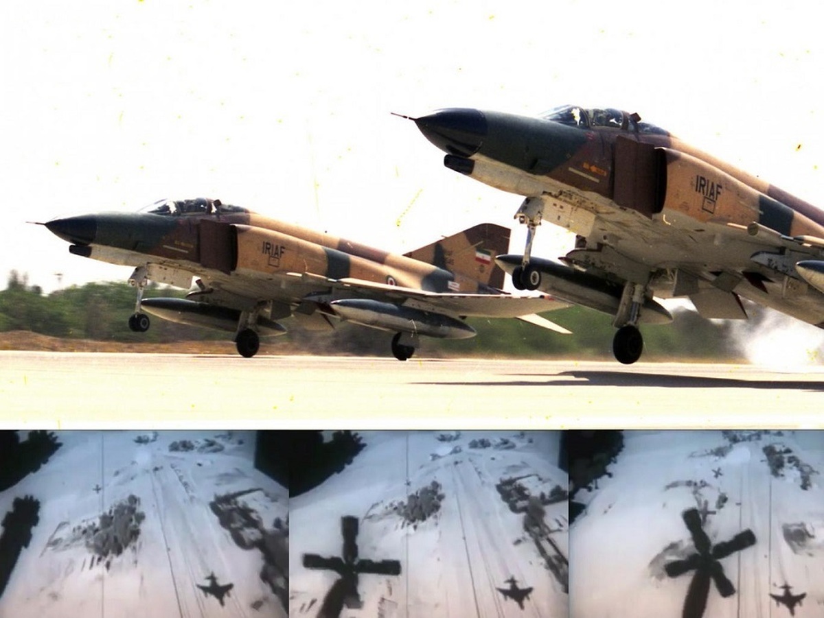 تصاویر دیده نشده از «عملیات بغداد»؛ بمباران پالایشگاه الدوره عراق در 30 تیر1361 (فیلم)