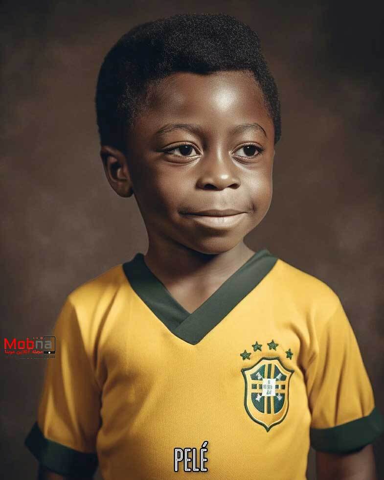 کودکی پله فوتبالیست افسانه ای (عکس)