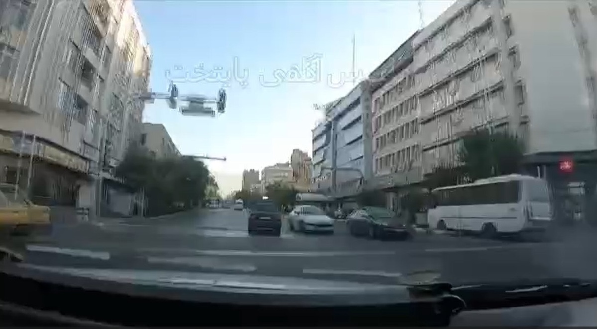 تعقیب و گریز دلهره‌آور پلیس و سارق خودرو در خیابان های تهران (فیلم)