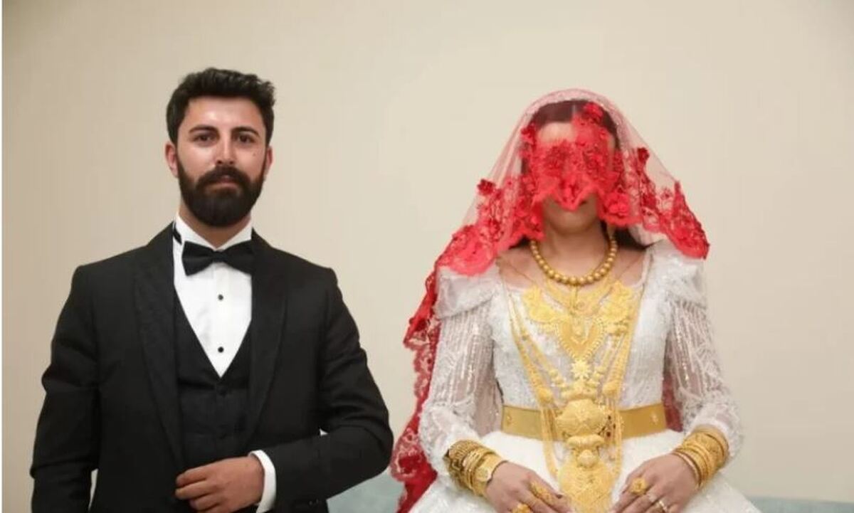 عکس‌های عروس خانمی که غرق در طلا شد