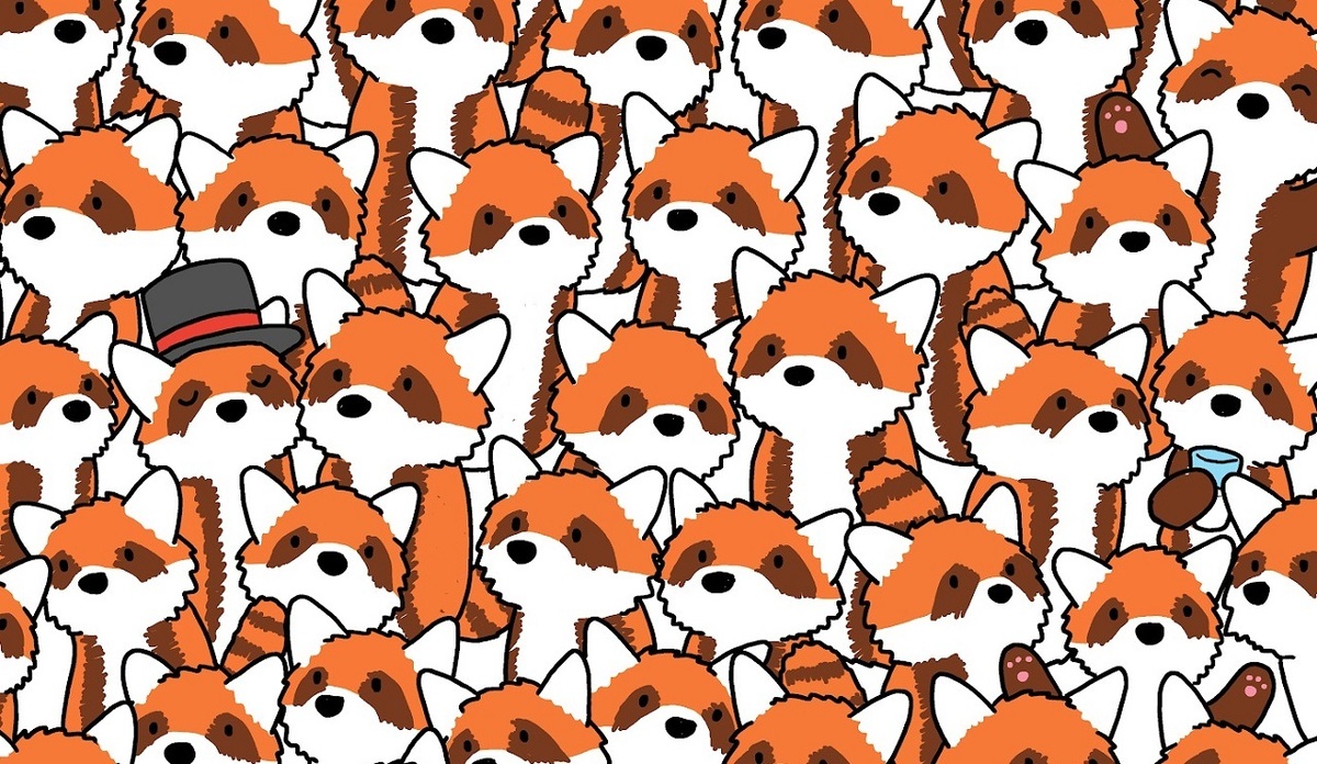 سه روباه پنهان را در کمتر 10 ثانیه پیدا کنید! (معمای تصویری)