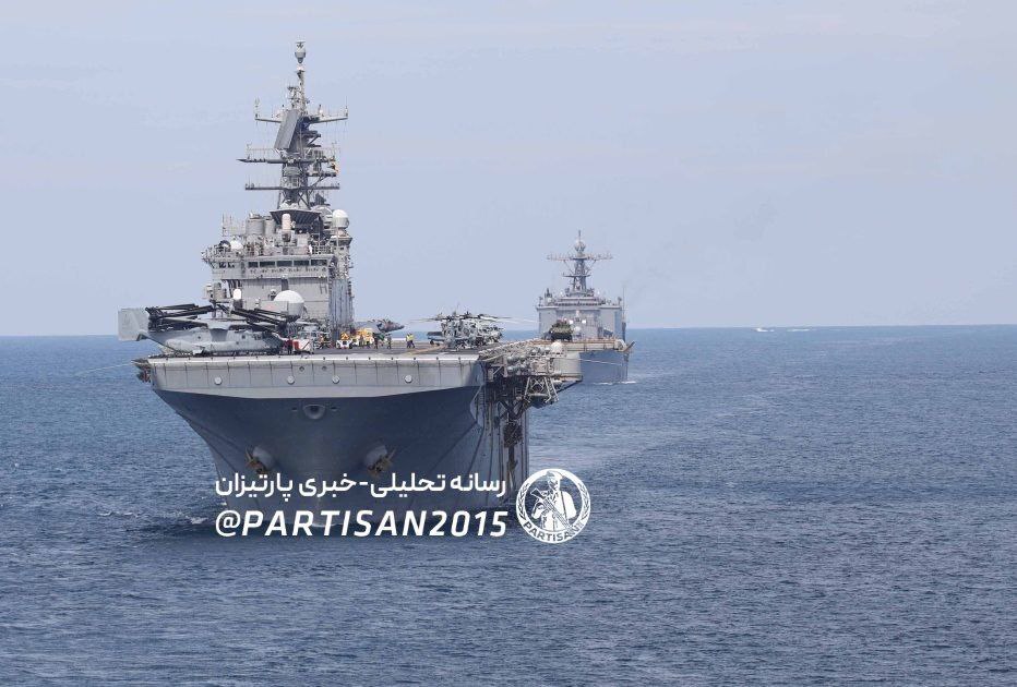 ورود ناوگروه آبی‌خاکی (ARG) باتان نیروی دریایی آمریکا به دریای عمان