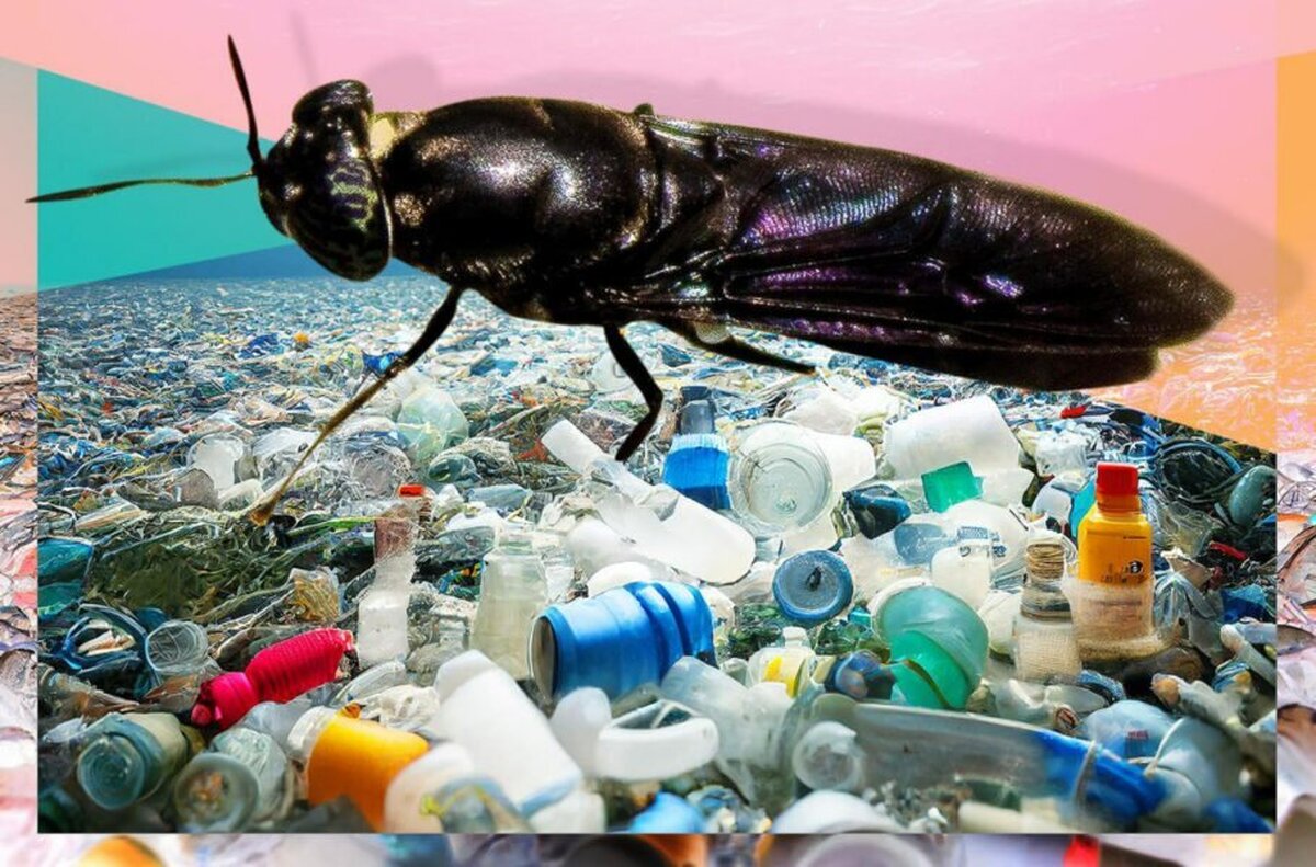 ساخت پلاستیک از مگس‌ های مرده