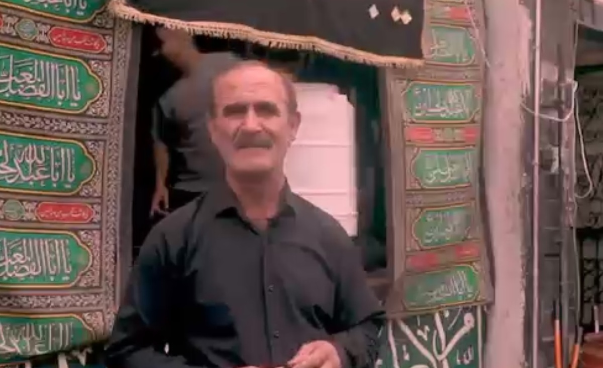 ۴۵ ساله لنگی چرخ مردم را می‌گیرم ؛ امیدوارم امام حسین هم لنگی چرخ منو بگیره (فیلم)