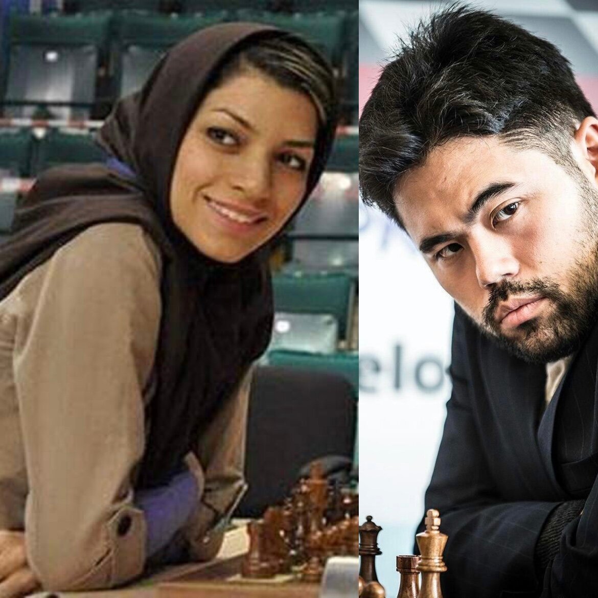 ازدواج پرسر و صدا در شطرنج / ازدواج زن شطرنج باز ایرانی با قهرمان آمریکایی