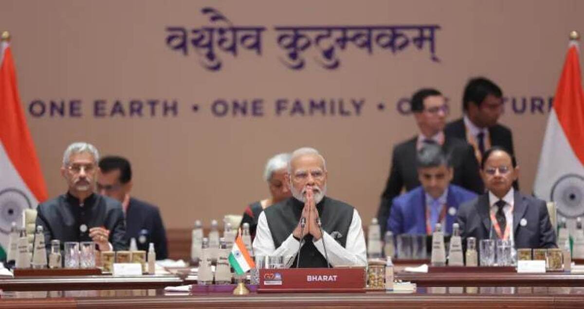 هند  میزبان گروه 20 ( عکس ) / غیبت پوتین و رئیس جمهوری چین / نخست وزیر هندی انگلیس در دهلی / بهارات به جای اسم هند