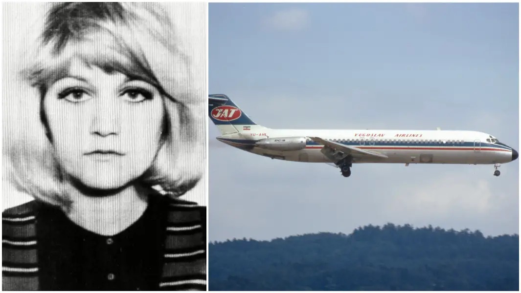 وسنا وولوویچ در دهه‌ی ۱۹۷۰ بدون چتر نجات از ارتفاع ۱۰ کیلومتری از هواپیما افتاد و زنده ماند