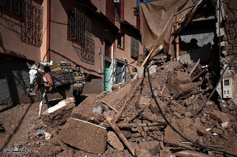 زلزله مراکش بعد از یک هفته (+ عکس ) / ساختمان های گِلی مردم را نجات داد
