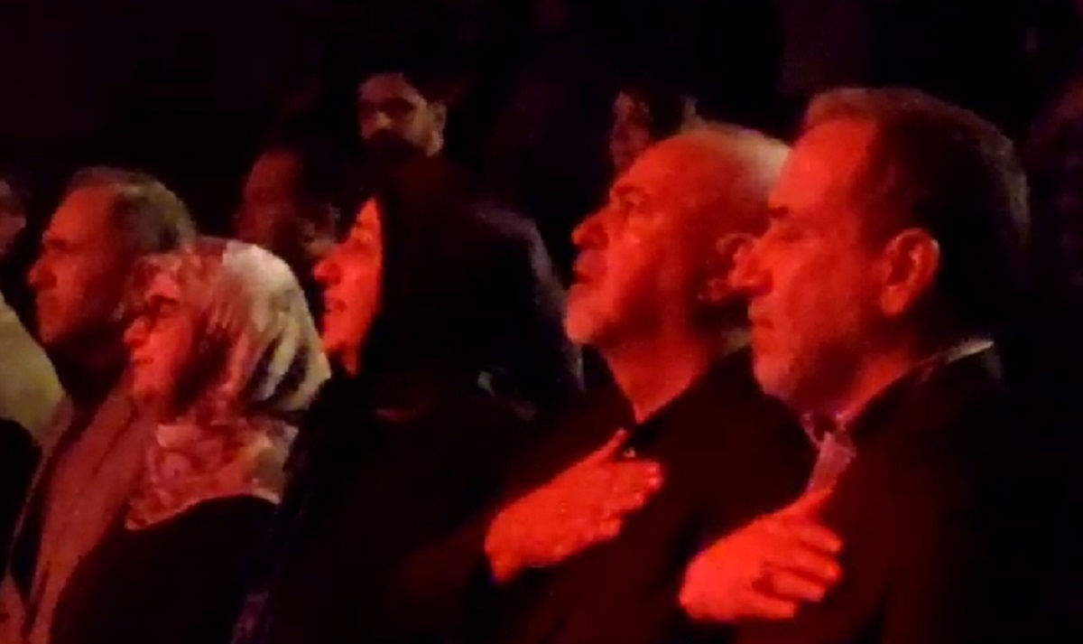 ظریف و عراقچی در کنسرت عاشورایی مصطفی راغب (فیلم)