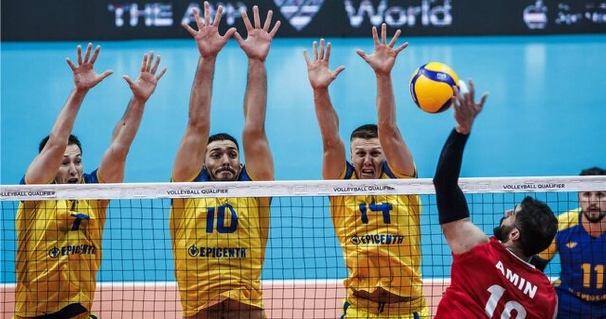 فاجعه والیبال ایران ؛ شکست سنگین مقابل اوکراین