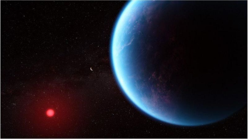 تصویری از سیاره «کی۲-۱۸بی» که دور یک ستاره سرد کوتوله می گردد