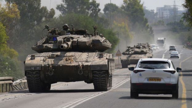 گسیل تانک و نیرو به مرز غزه