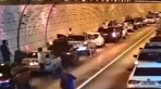 فرهنگ رانندگی مردم در کره جنوبی بعد از تصادف در یک تونل (فیلم)