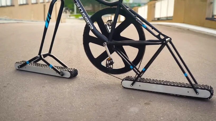 مرد چالشی فیزیک و طراح دوچرخه های عجیب ، بازهم یک دوچرخه جنجالی ساخت ! (+فیلم و عکس)