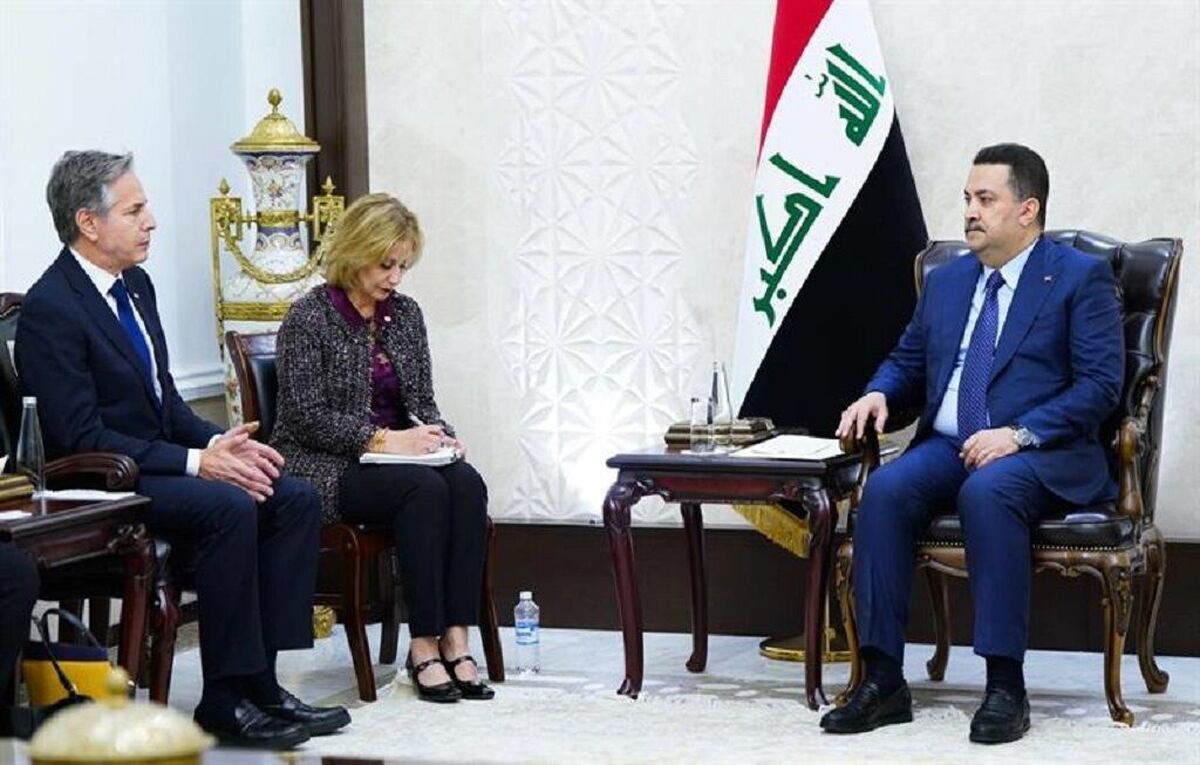 سفر چند ساعته وزیر خارجه آمریکا به عراق/ بلینکن : خواهان هیچ گونه رویارویی با ایران نیستیم