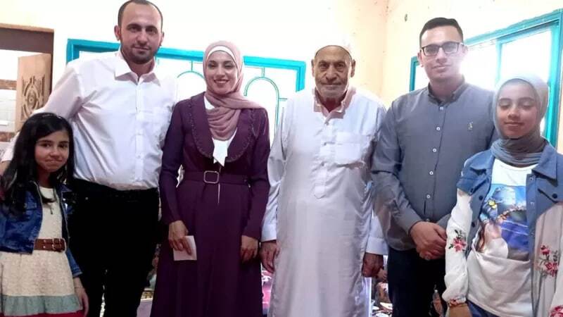 احمد و اعضای خانواده اش که در بمباران کشته شدند