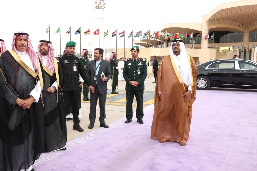 استقبال از رئیسی در عربستان سعودی (عکس)