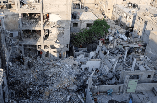 غزه تخریب حاصل از بمباران اسرائیل