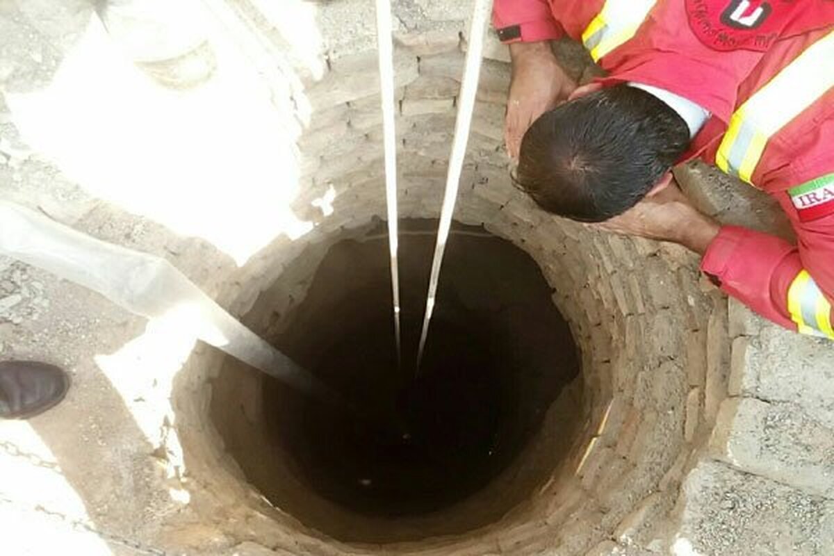 نجات کارگر مدفون شده در پروژه انتقال آب