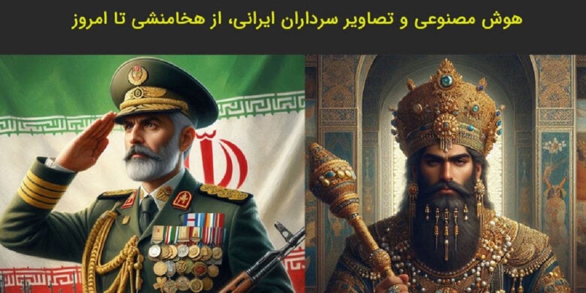 هوش مصنوعی و تصاویر سرداران ایرانی، از هخامنشی تا امروز