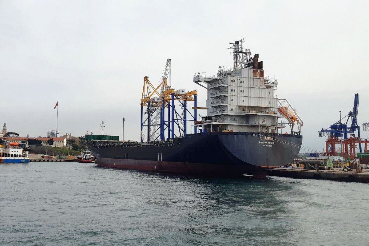 خلاصی کشتی تحریم شده ایرانی پس از 3 سال از بندر استانبول 