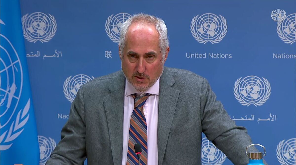 سخنگوی سازمان ملل : نگران گسترش درگیری در منطقه و همچنین احتمال فاجعه زیست محیطی در دریا هستیم