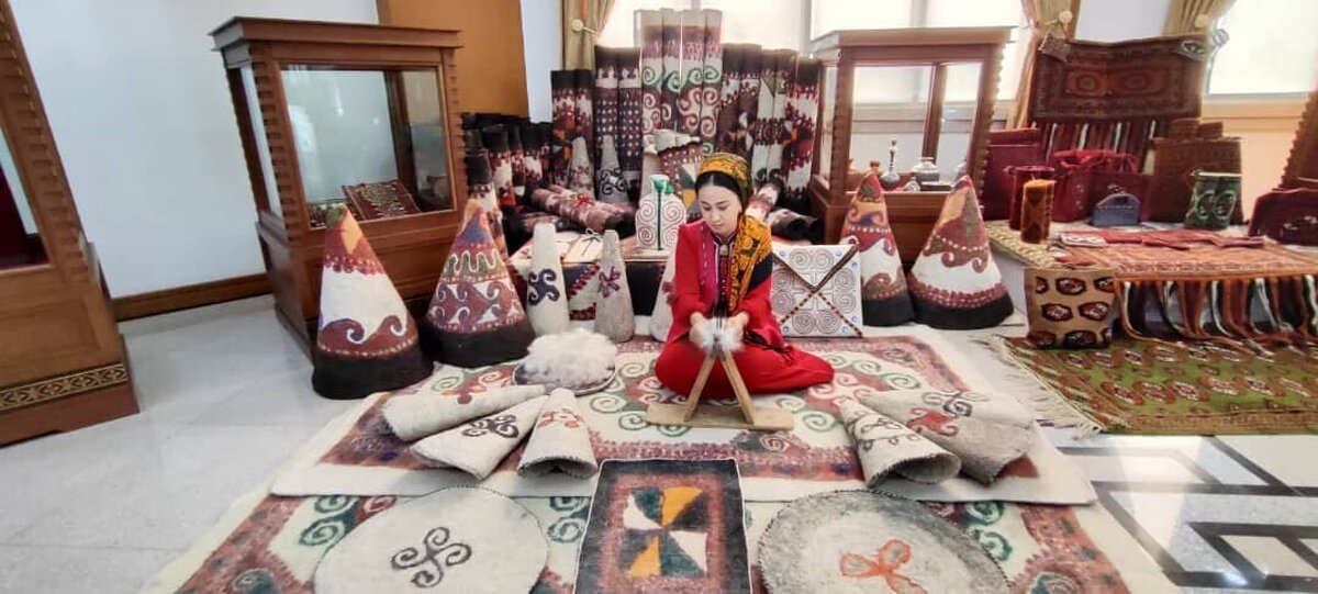 برگزاری نمایشگاه مشترک صنایع دستی ایران و ترکمنستان در شهر باستانی مرور