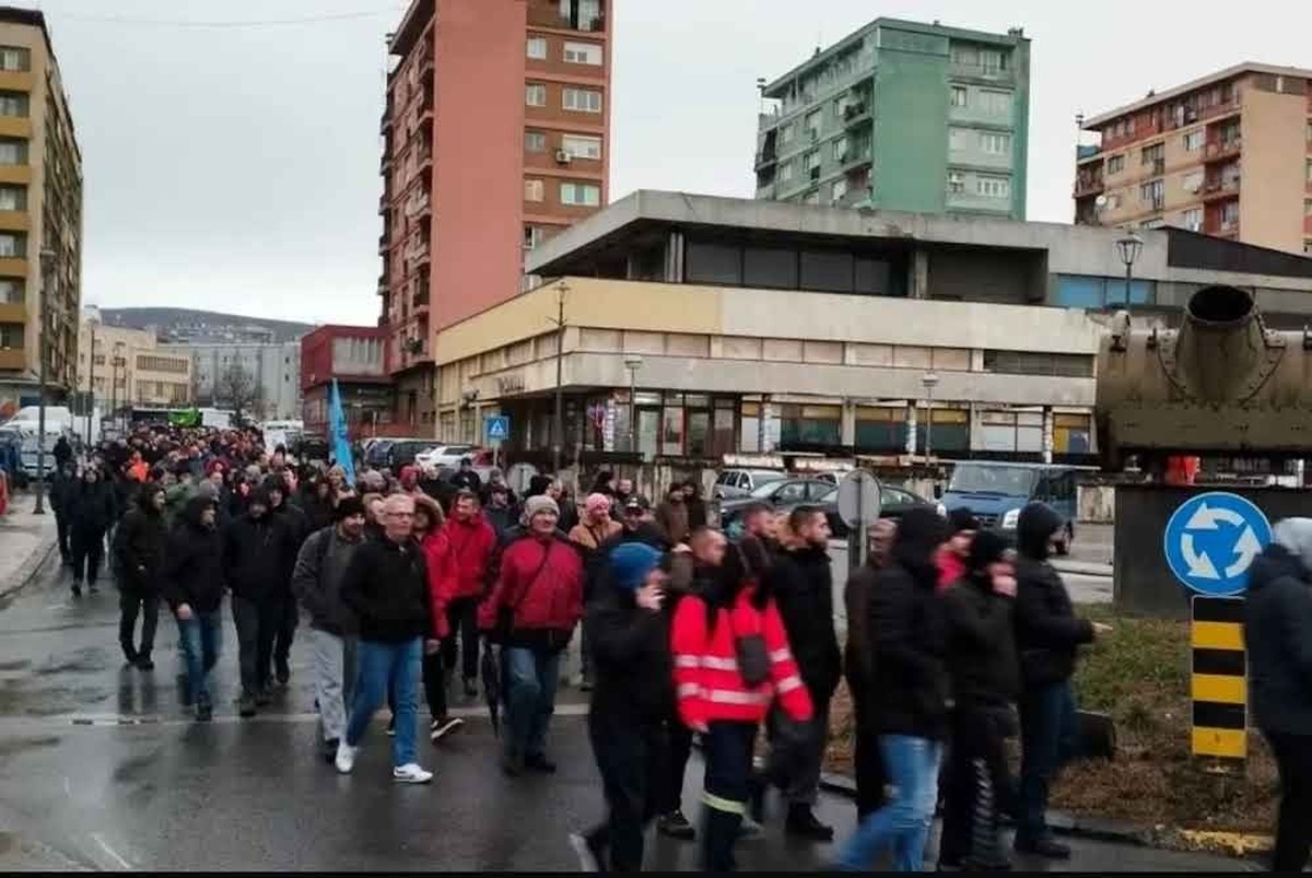اعتصاب کارگران یک معدن تحت مالکیت چین در صربستان