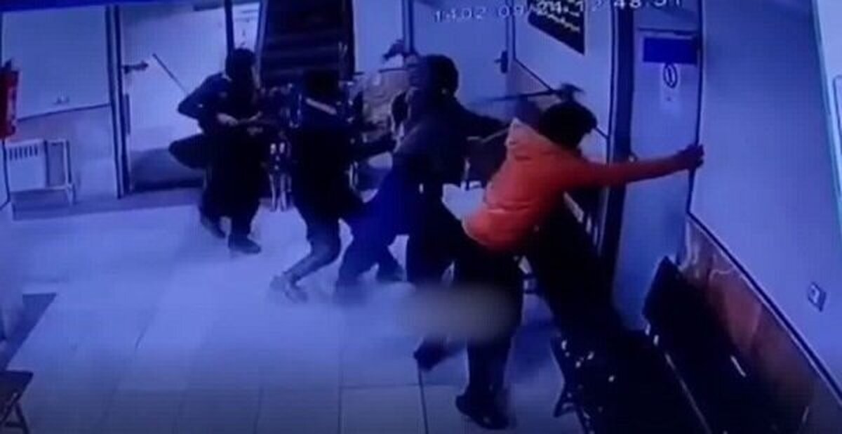 حمله به پزشک با قمه در مشهد (+فیلم)